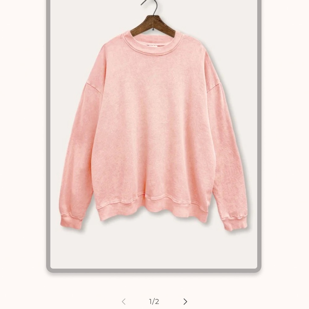 Pink Crewneck Sweatshirt